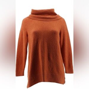 Joan Rivers Plush Cowl Neck Sweater Size Small
